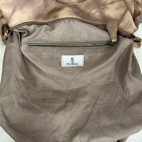 ANGEL BARCELO Angel Kiss Women’s HoboBag Handbag Coffee Bronze Multi Compartment - Picture 8 of 16